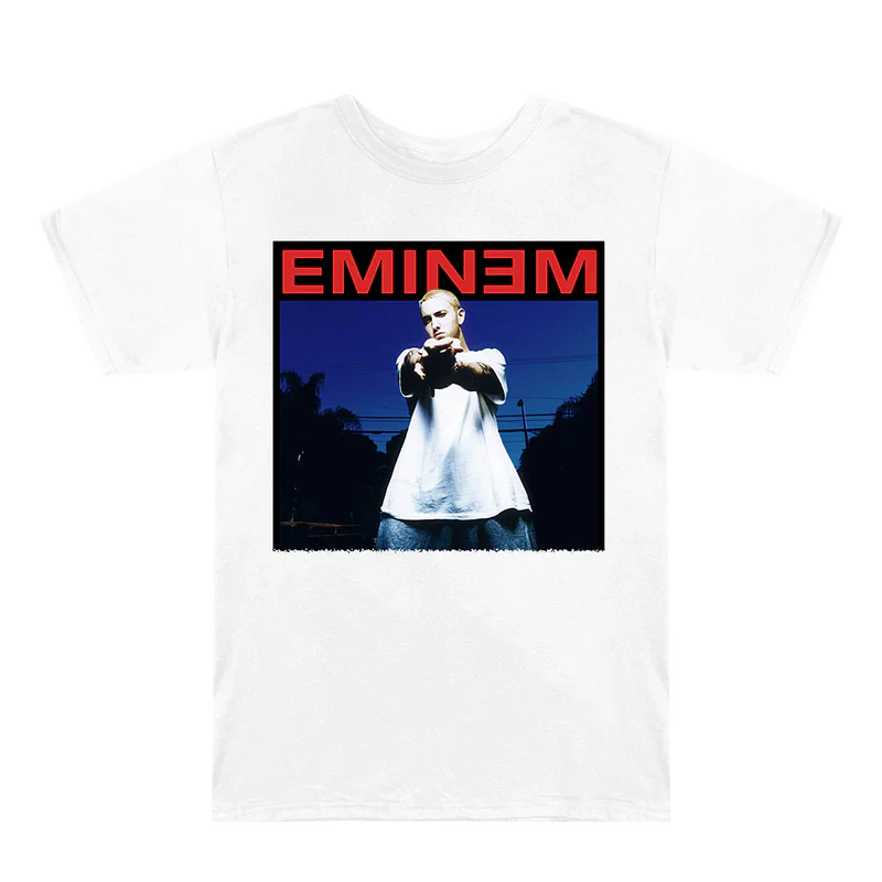 Eminem Powerline Photo White T-Shirt
