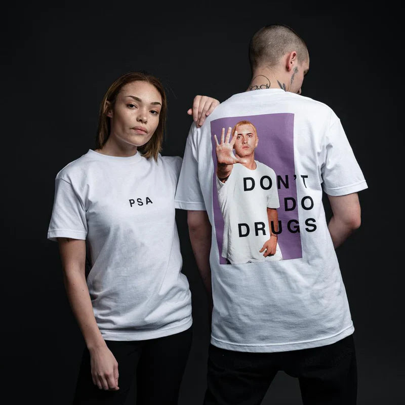 Eminem PSA Black T-Shirt - 'Don't Do Drugs'