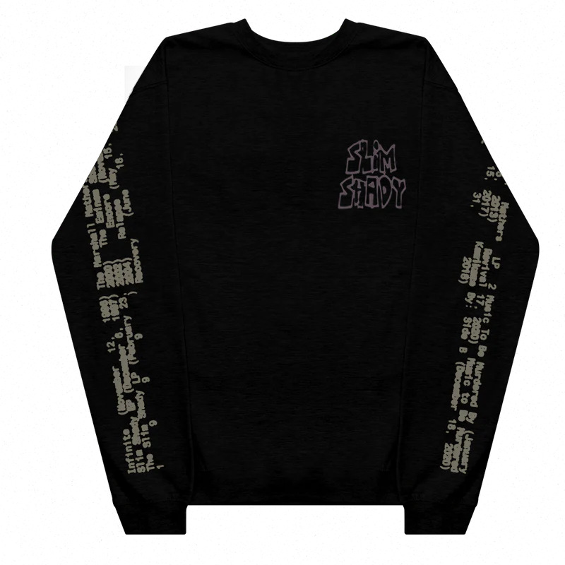 Graffiti Slim Crewneck (Black)