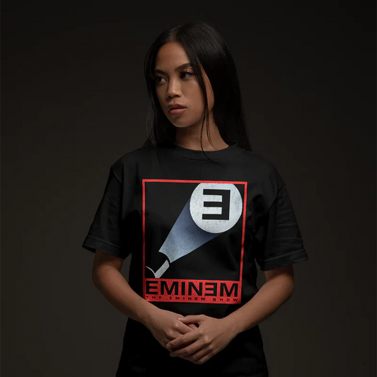 Eminem E Spotlight Distressed Logo T-Shirt