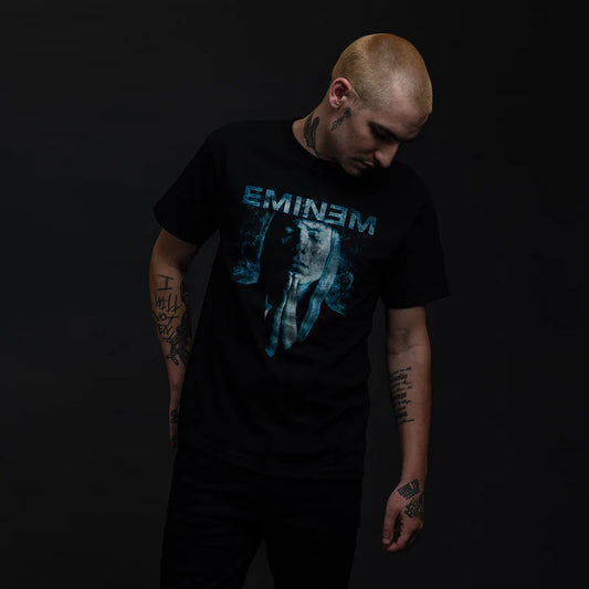 Eminem Praying Graphic Black T-Shirt