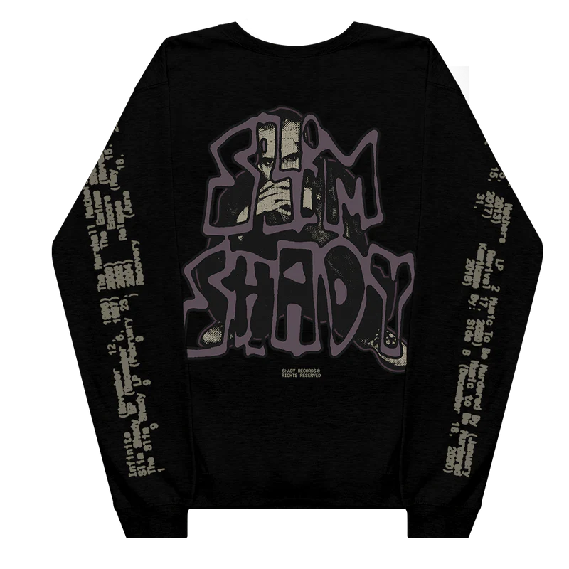 Graffiti Slim Crewneck (Black)