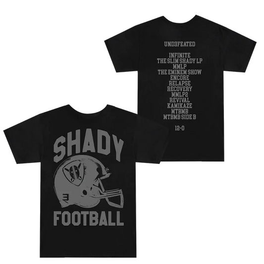 SHADY FOOTBALL T-SHIRT (BLACK)