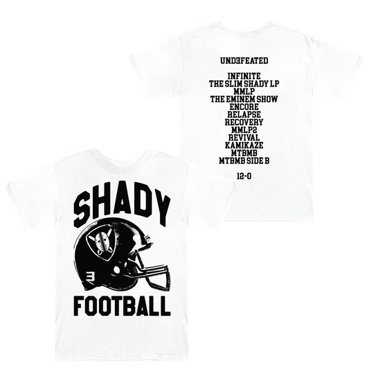 SHADY FOOTBALL T-SHIRT (WHITE)